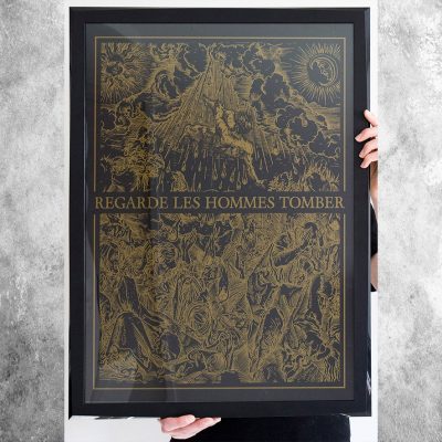 REGARDE LES HOMMES TOMBER // Screenprint "The Fall"