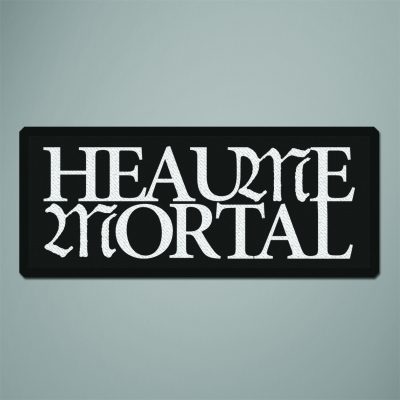 Heaume Mortal // Logo patch Black