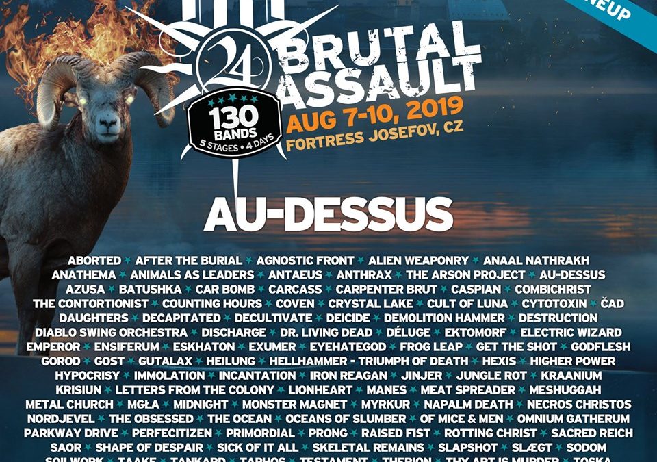 AU-DESSUS will perform at BRUTAL ASSAULT festival!