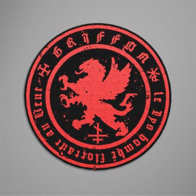 Griffon - Le Lys bombé flottant au vent // black Patch