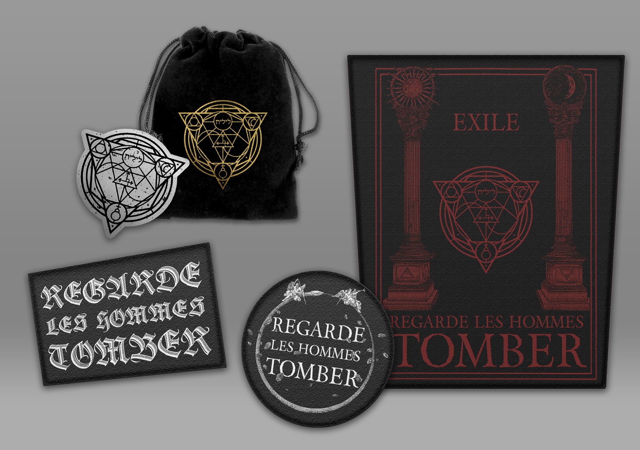 REGARDE LES HOMMES TOMBER - Exile // Patch and pin's - Limited bundle