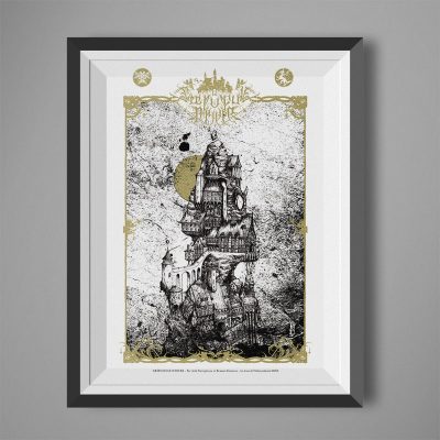 Crépuscule d'Hiver - Par​-​Delà Noireglaces et Brumes​-​Sinistres // Screenprint La Citadelle