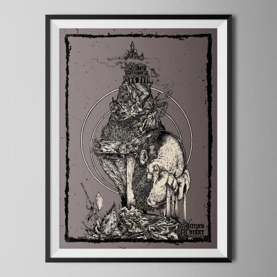 LADLO Black Metal Night // Screenprint