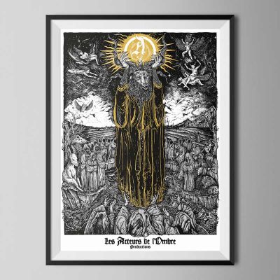 LADLO Black Metal Night II // Screenprint