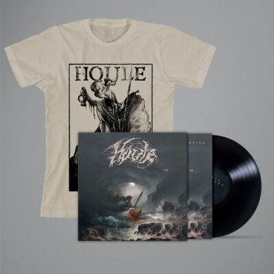 Houle - Ciel Cendre et Misère Noire // LP Black + T-shirt Cream