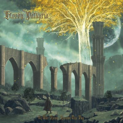 Bloody Valkyria – In Our Home, Across The Fog // LP light blue/light green galaxy