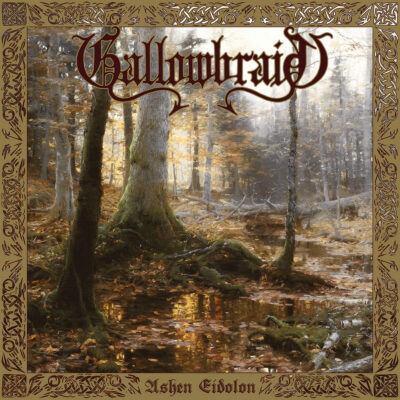 Gallowbraid - Ashen Eidolon // LP green/brown galaxy + poster