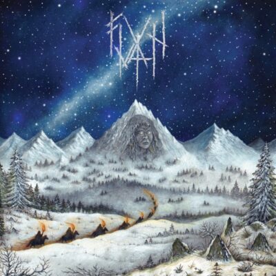 Fuath - III // LP sky blue/white marble